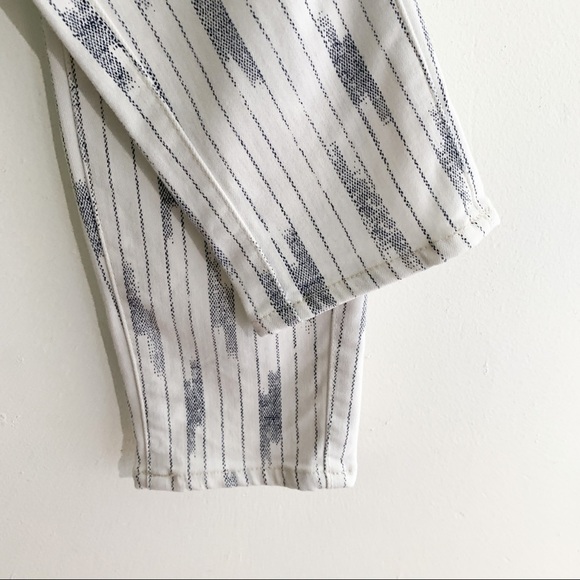 Paige Verdugo Ankle Nori Print White Skinny Jeans Sz 27 - Picture 10 of 15